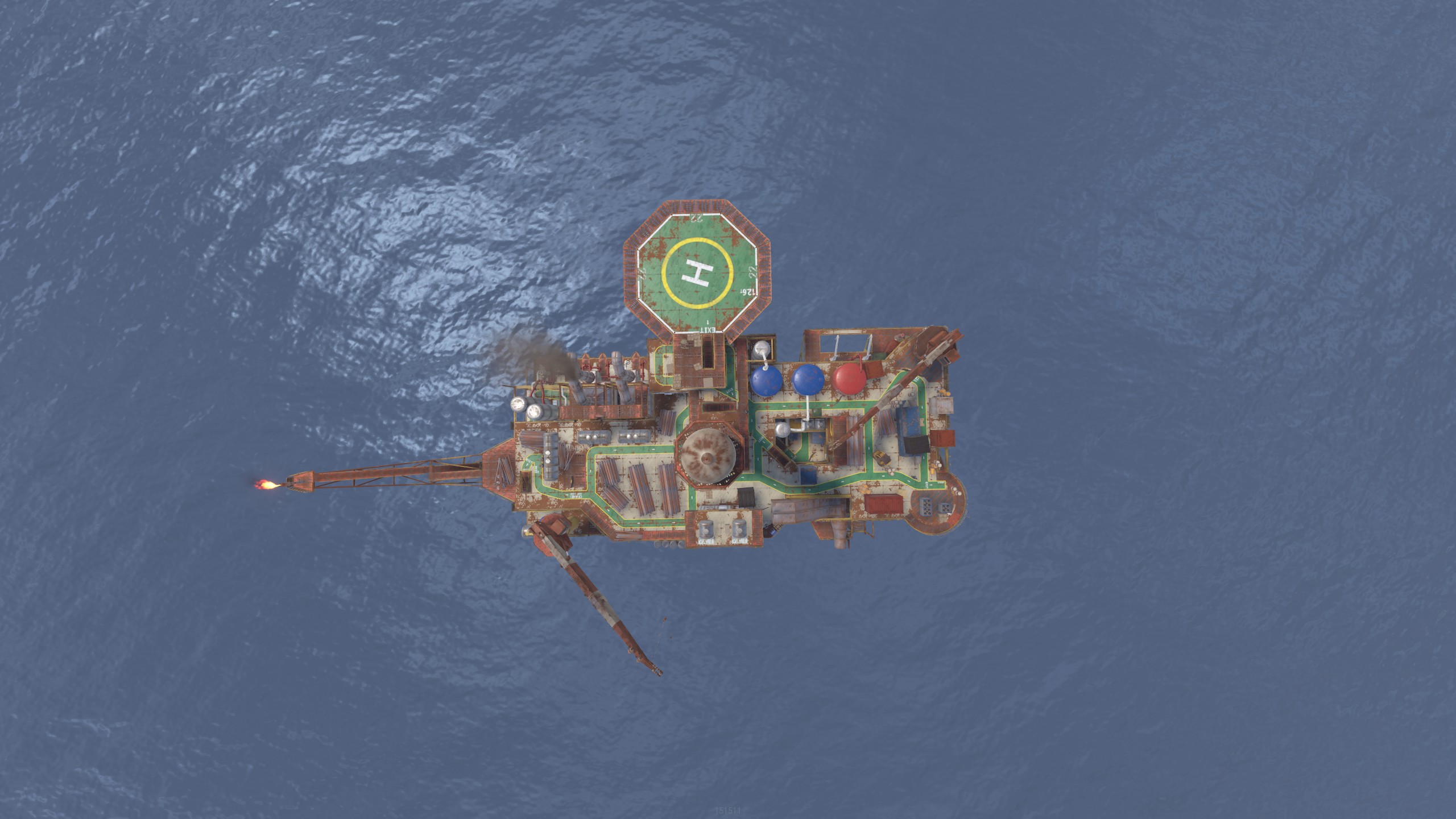 Large Oil Rig