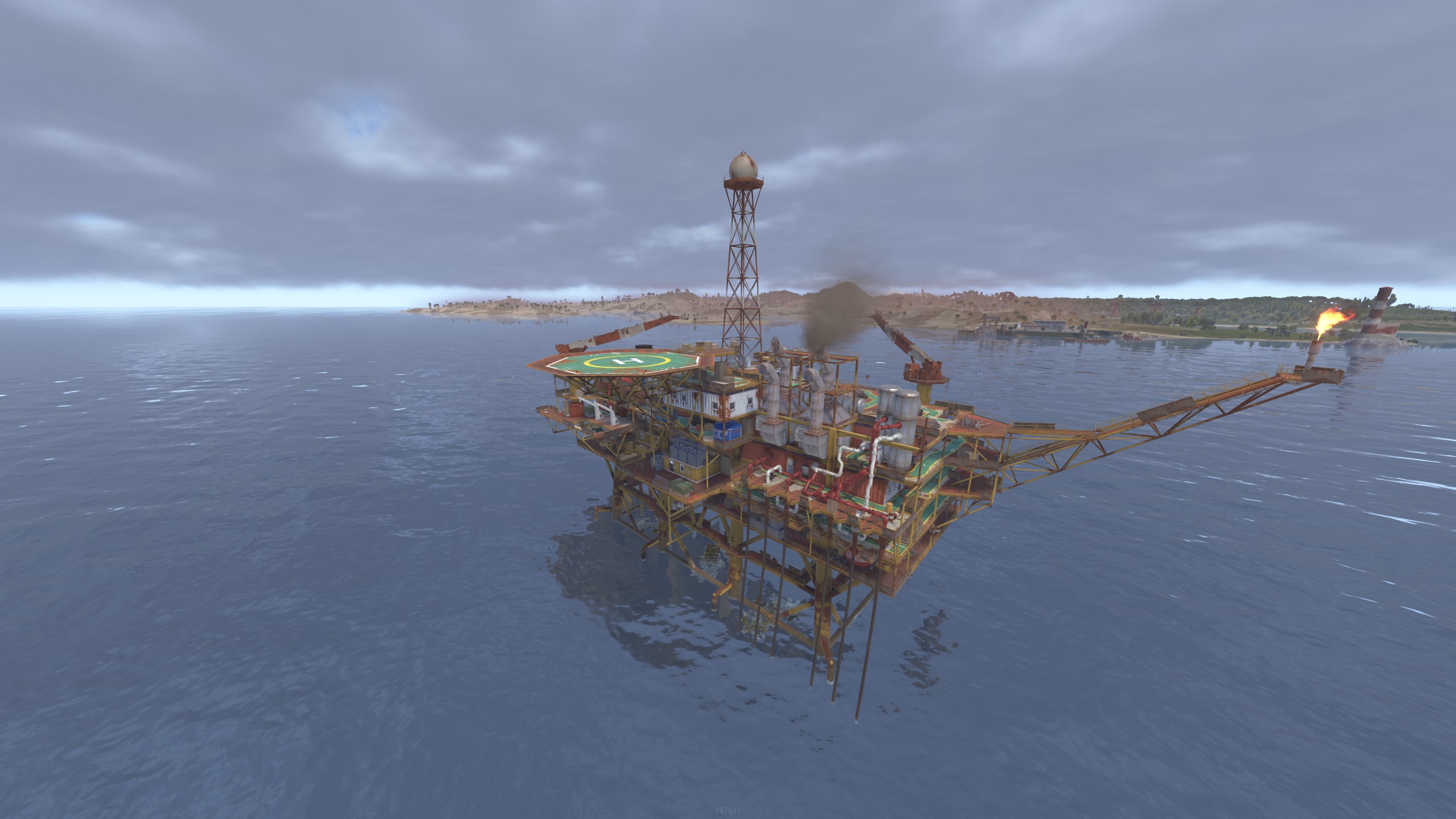 Large Oil Rig