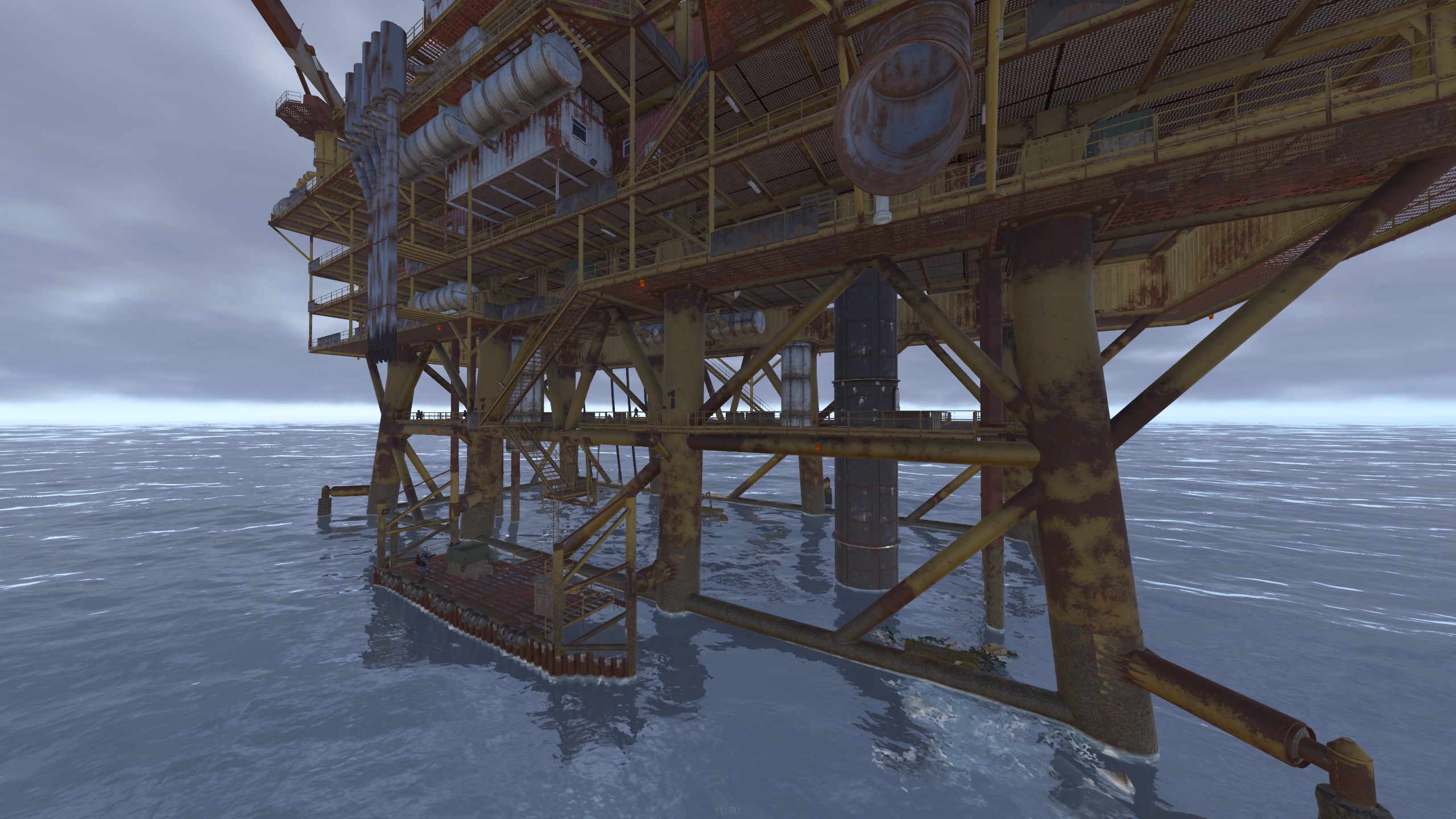 Large Oil Rig
