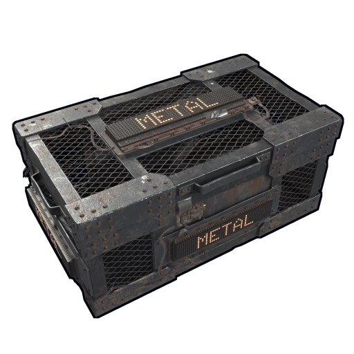 component box metal large
