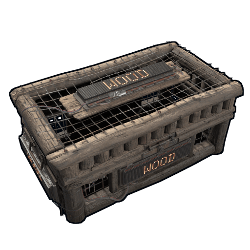 component box wood large