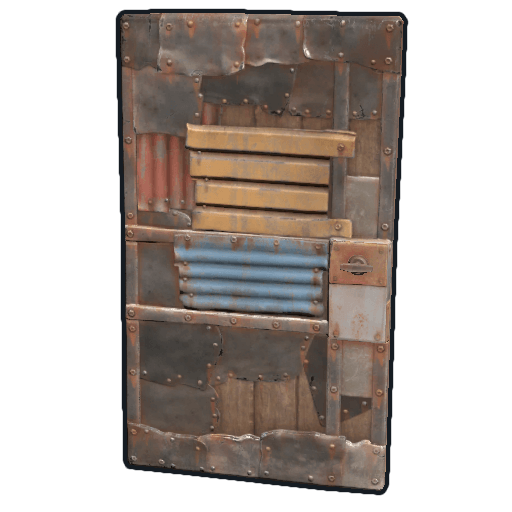 door hinged metal