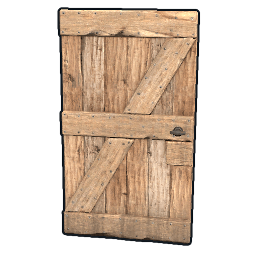 door hinged wood