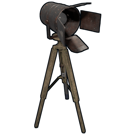 electric spotlight tripod