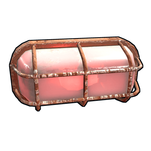 industrial wall light red