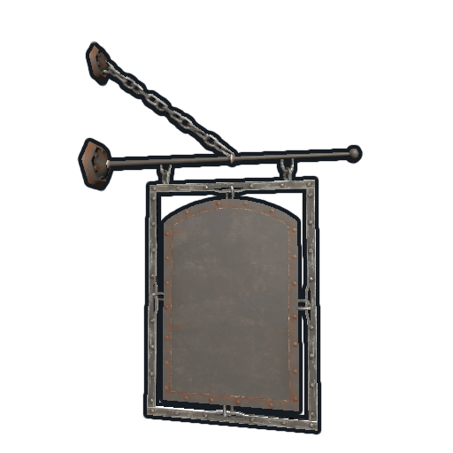sign hanging