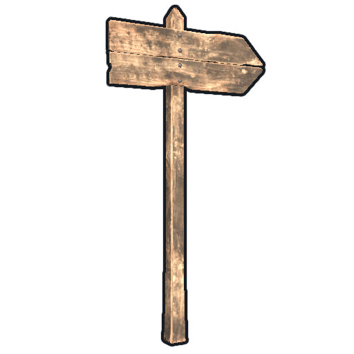sign post single