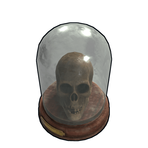 skull trophy jar